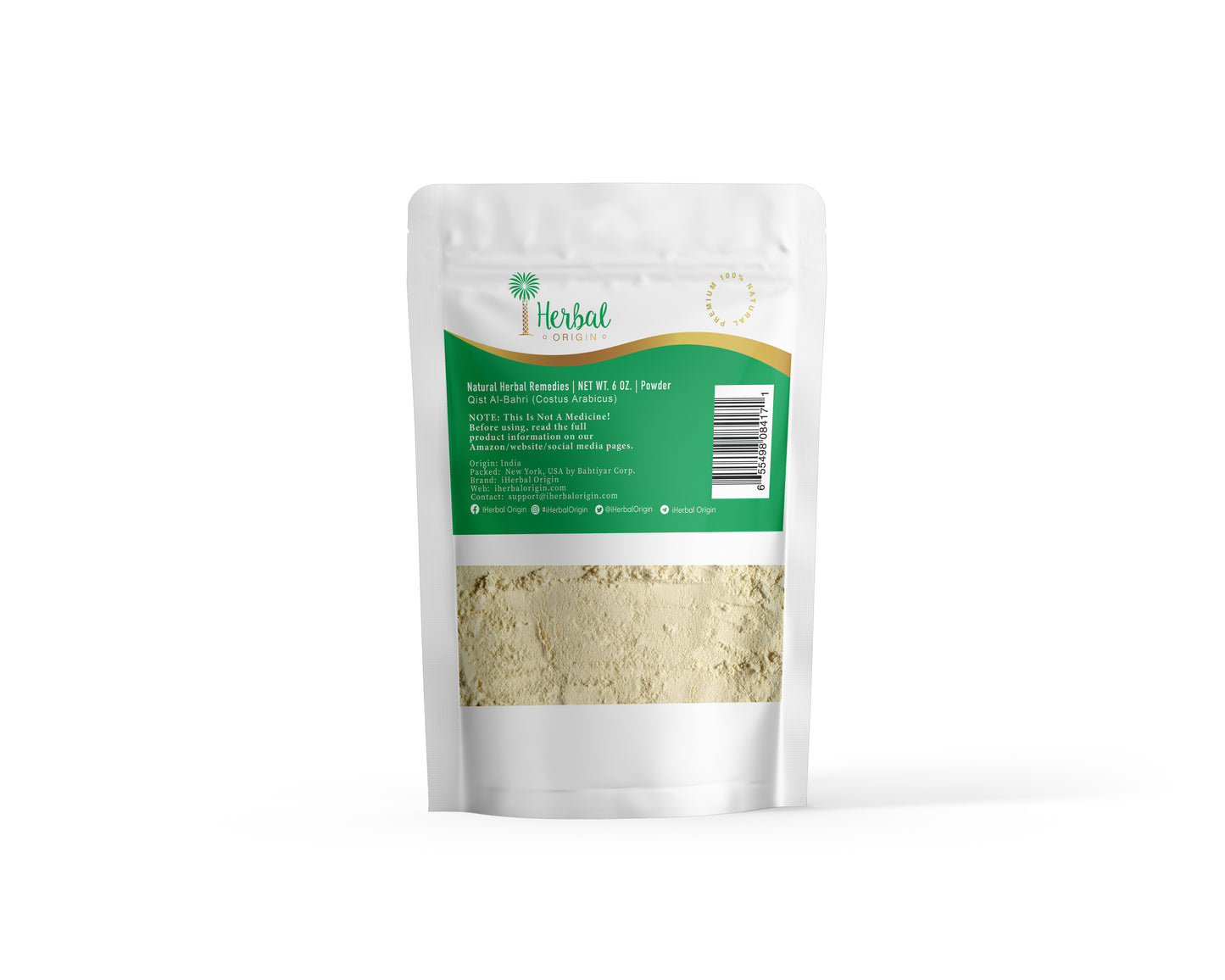 Qist Al-Bahri (Costus Arabicus) | Premium Sort Of Costus Arabicus Root In Vegan Capsule