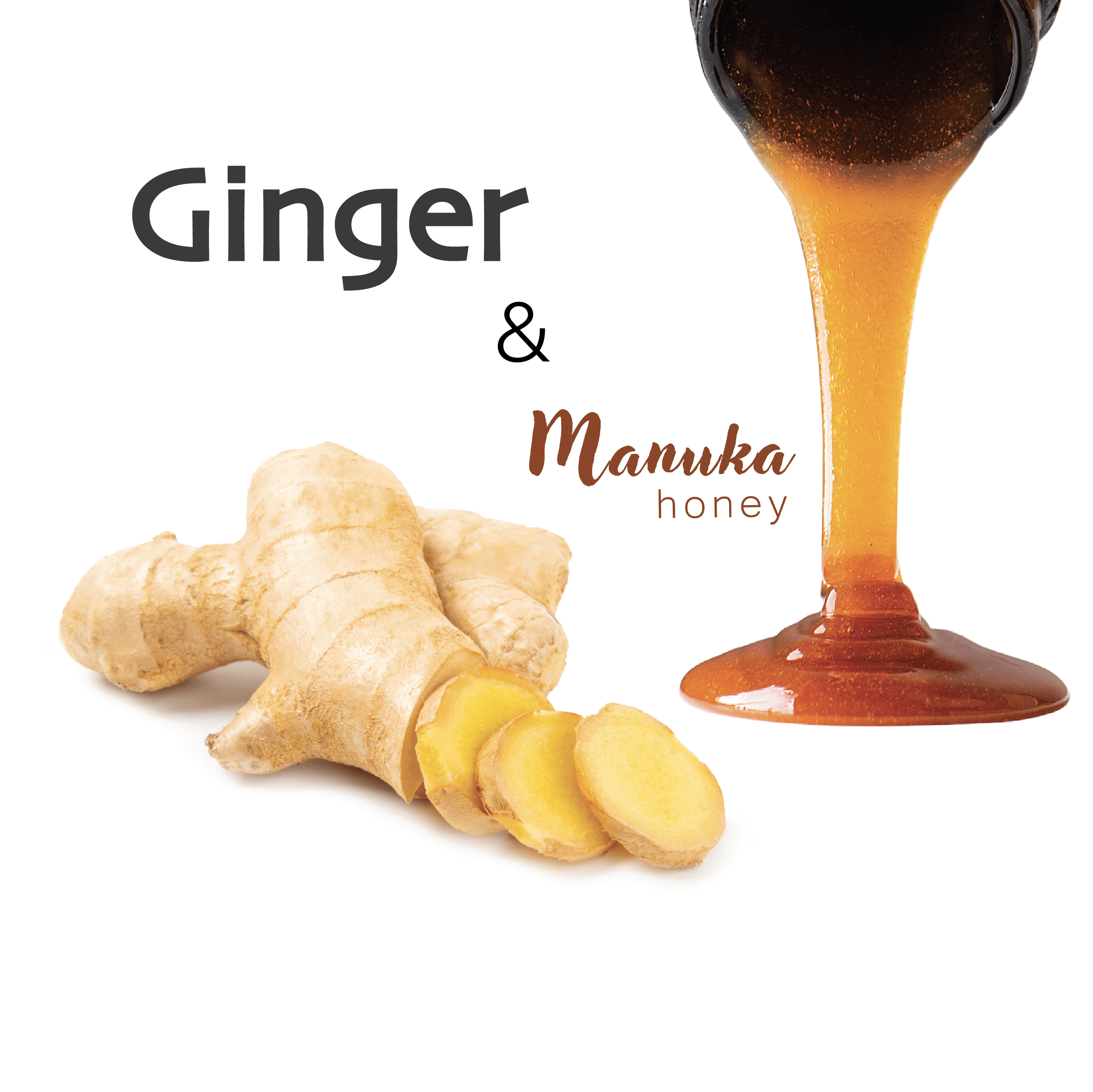 St. Lucia's Golden Sea Moss Gel with Ginger root & Manuka honey | NET WT. 16 FL OZ ingredients