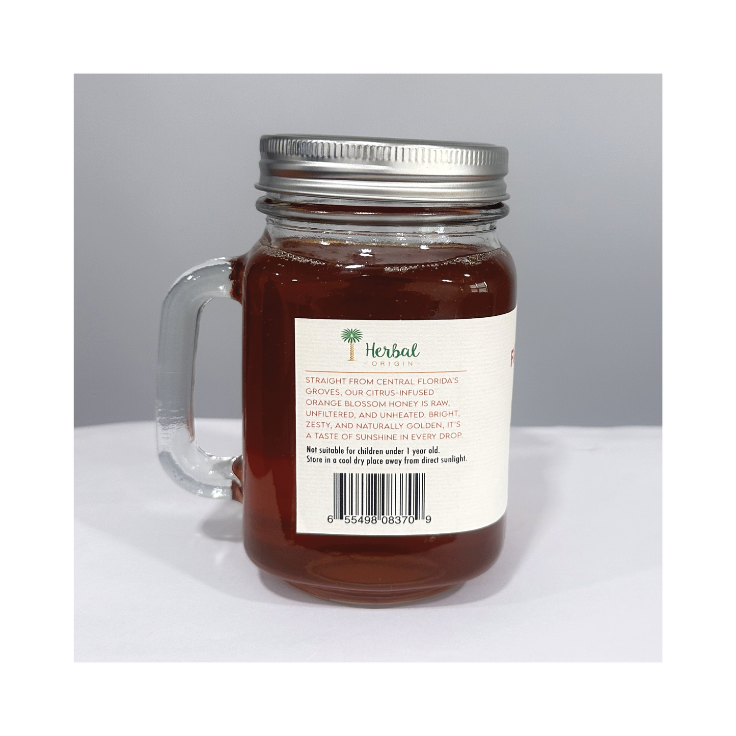 Florida Honey | Orange Blossom Harvested Honey from Florida Net 1.3 lb (21.5 OZ)