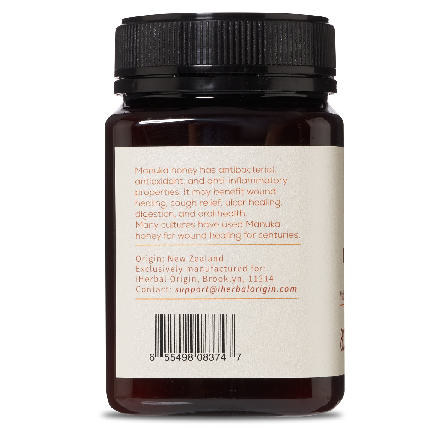 Manuka Raw Honey | MGO 80+ Multifloral Raw Manuka Honey New Zealand - Authentic Non-GMO Pure Honey | 1.1lb Raw Manuka Honey